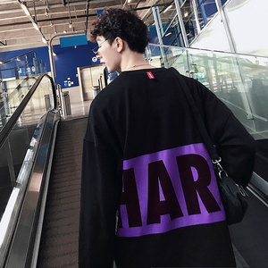 ins权志龙同款嘻哈卫衣男韩版潮学生宽松chic港风原宿bf风ulzzang
