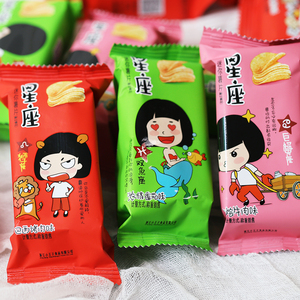 董小姐薯片星座系列迷你散包装整箱网红小朋友分享原味小零食小吃