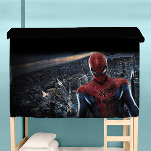 床帘漫威蜘蛛侠Spiderman学生宿舍寝室上下铺遮光帘防尘蚊帐