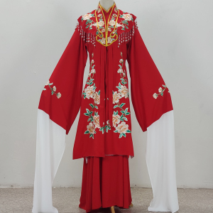 戏剧戏服古装影视越剧黄梅戏演出服新款粤剧花旦青衣小姐女对披