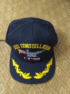 uss constellation cap 美国原产海军航母棒球帽