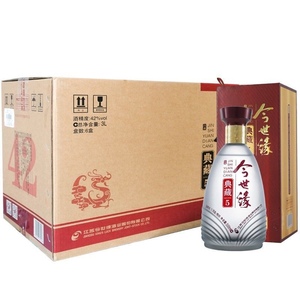 原箱42度 今世缘典藏5 500ml*6瓶整箱 喜宴用酒 可开票_阿里巴巴找货