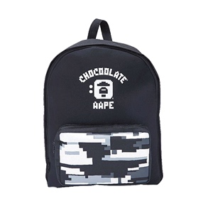 AAPE日本杂志附录包chocoAapete联名双肩背包学生简约休闲书包