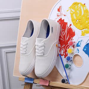 diy帆布鞋空白手绘