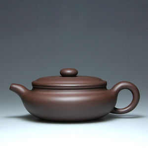 一茗金砂宜兴紫砂壶茶壶名家纯手工吴竹霞老紫泥大容量300cc仿古