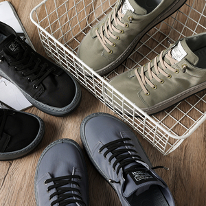 雨伞布冰丝透气圆头休闲布鞋男青年春夏季新品厚底防滑平底鞋鞋子