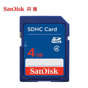 原装闪迪 SD卡 4G 相机内存卡SD 4GB 车载音乐多媒体液晶屏存储卡