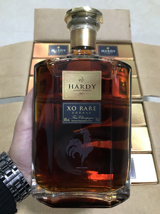 750ml 哈迪金鸡超级xo 干邑白兰地 法国原装进口洋酒