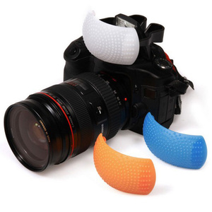 单反相机通用型 内置闪光灯柔光罩机顶闪 佳能尼康宾得富士三色罩