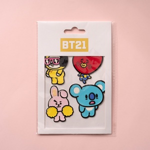 bts周边贴纸防弹少年团同款魔力贴卡通记号贴手机贴画装饰套装