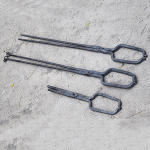 锻打加粗方口狗夹子救治抓狗捕犬通用神器防咬狗铁钳手动安防工具