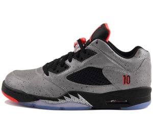 air jordan 5 low aj5 内马尔3m反光男女篮球鞋846315-846316-025