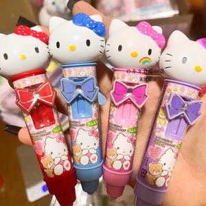 日本代购Sanrio三丽鸥hellokitty糖果笔扭扭机食玩可爱玩具啵啵兔