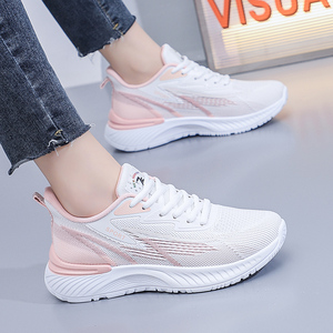 初三中学生中考体育专用立定跳远女生田径飞织运动跑步鞋军训单鞋