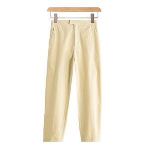 S系列~春装品牌折扣女装 棉质含再生纤维素弹性休闲裤HS233剪标