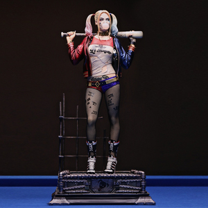 tftoys私人定制 自杀小队 手办 dc 1/3 小丑女 全身像 雕像