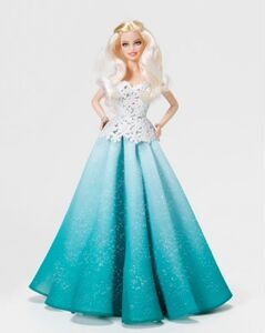2016 collector holiday barbie 假日晚礼服女孩礼物芭比娃娃珍藏