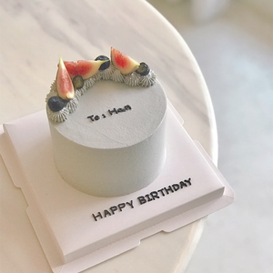 网红简约小红书冰淇淋冰激凌生日蛋糕北京上海广州全国同城配送