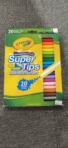 美国绘儿乐20色可水洗细杆水彩笔