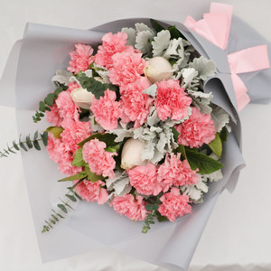 北京鲜花速递康乃馨百合桔梗玫瑰同城送花鲜花送长辈老师生日