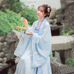 黛烟【绮罗香】原创汉服女大袖衫中国风日常改良汉元素
