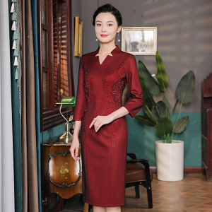 儿子结婚妈妈春秋礼服