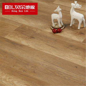 贝尔地板 强化复合木地板 12mm同步哑光木纹 水瓶座SKY011