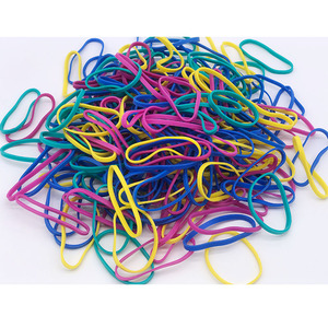 环保彩色橡皮筋 混色牛皮筋 高弹力橡胶圈  橡筋圈  橡皮圈牢度好