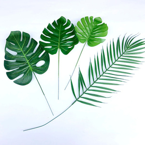 ins仿真树叶网格照片墙装饰绿色植物叶子网红卧室布置diy墙面壁饰