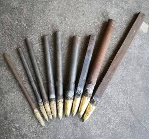 石材加工雕刻工具钨钢凿合金凿子手工雕花刻字尖扁凿石头工匠錾子