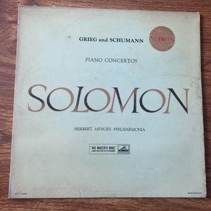 hmv asd272头版舒曼格里格 钢琴作品  solomon 12寸黑胶lp 白金狗