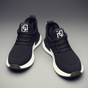 【鱼冠夫】男鞋春季透气2022新款百搭男士休闲跑步鞋