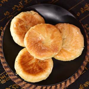 400人付款淘宝葱酥饼江西鄱阳特产葱油饼一盒*8个装中秋月饼传统茶点