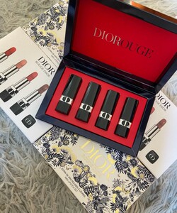 david美代 dior迪奥2021年圣诞限定口红套装4支装*1.5g/支