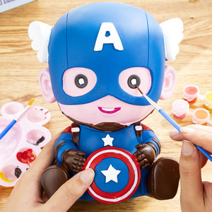 儿童涂色玩具石膏汽车