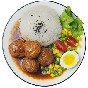 亿食惠红烧狮子头200克*10包冷冻调理盖浇饭煲仔饭简餐外卖料理包