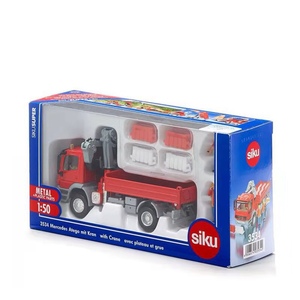 德国SIKU 3534 奔驰Atego带起重机 卡车吊车合金仿真模型儿童玩具