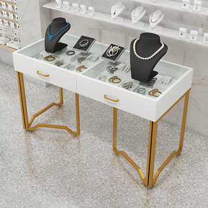 定制珠宝首饰展示柜玻璃展柜饰品店收纳柜台玉器翡翠手表摆件柜架