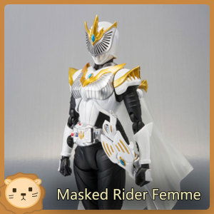 万代 shf 魂限定 假面骑士龙骑 花梦 白鸟 天鹅 女骑士 可动模型