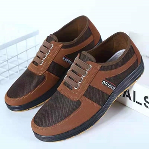 牛筋底老北京布鞋男透气爸爸鞋防滑软底休闲鞋中老年男士工作鞋子