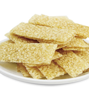 山西运城特产东风人芮城麻片手工麦芽糖白芝糖酥200克压片糖果