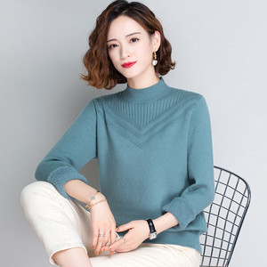 浅秋2021秋冬新款唯品会女装羊绒衫三利毛衣诸氏方圆打底羊毛衫厚