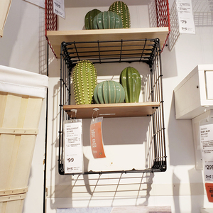 宜家墙壁置物架墙上