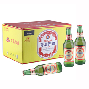 青岛啤酒绿金出口(台湾)绿金 红标 330ml*24/箱 登州路56一厂