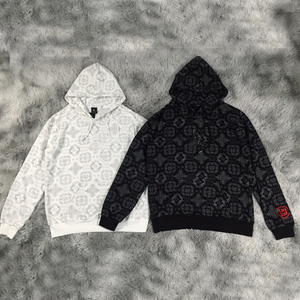 陈冠希clot联名丝绸连帽卫衣加绒国潮中国风情侣男女宽松外套秋冬