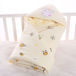 小宝宝包被冬天婴儿加厚外出加绒加大新生儿抱毯初生外出产1208l