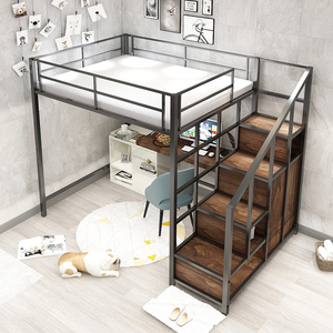 简约现代二层床