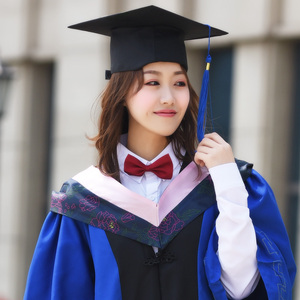 荷芭朵硕士服研究生毕业定制学位服博士服文理工农军医科毕业礼服