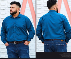 春秋新款长袖大码胸150衬衫男特大号胖子肥佬男装商务衬衣39-50码