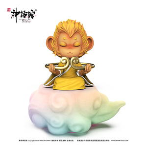 神话馆孙悟空手办齐天大圣斗战胜佛佛法无边禅意汽车礼物创意摆件